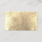 Faux gouden folie Lotus Visitekaartje (Achterkant)