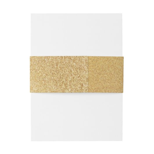 Faux Gouden Folie Monogram Marmeren Glitter Elegan Uitnodigingen Wikkel (Achterkant Voorbeeld)