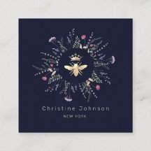 faux gouden folie Queen Bee wildflower lijst