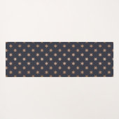 faux gouden folie sterren Monogram Yoga Mat (Achterkant (horizontaal))