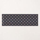 faux gouden folie sterren Monogram Yoga Mat (Voorkant (horizontaal))