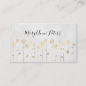 Faux gouden folie visitekaartje (Voorkant)