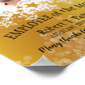 Faux gouden fotomedewerker van het maandcertificaa poster (Hoek)
