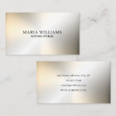 Faux gouden metalen textuur oppervlak minimaal visitekaartje (Voorkant / Achterkant)