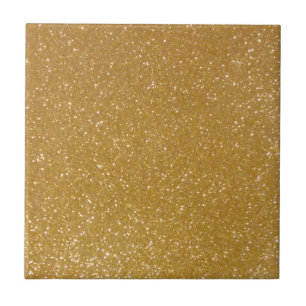 Faux gouden sprankelende glitter gedrukte keramisc tegeltje