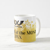 Faux gouden sterren werknemer van de mok van de ma (Voorkant rechts)