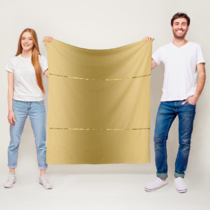 Faux gouden textuur glanzend metallic accent fleece deken