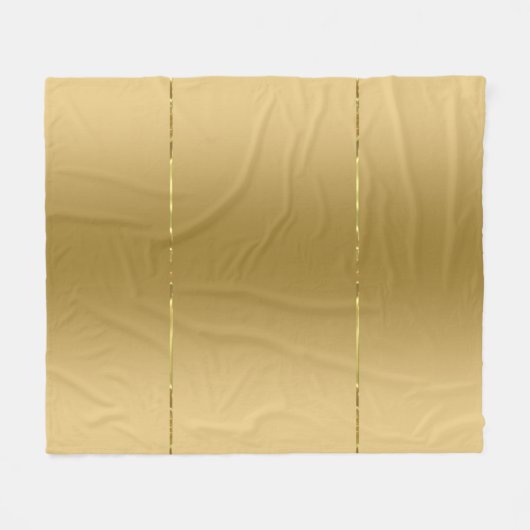 Faux gouden textuur glanzend metallic accent fleece deken (Voorkant (Horizontaal))