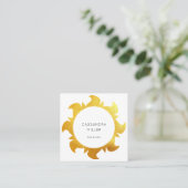 Faux gouden visitekaartje (Staand voorkant)