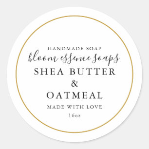 Faux gouden zeep Sticker