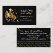 Faux goudflesjes met handgemaakt gespleten geslepe visitekaartje (Voorkant / Achterkant)