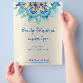 FAUX goudfolie lotus decor Flyer (Hand)