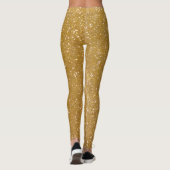 Faux goudglitter bedrukte leggings (Achterkant)