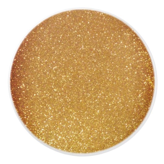 Faux goudglitter Ceramic Pull-kast knopen Keramische Knop (Voorkant)