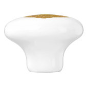 Faux goudglitter hartdeur en trekknop van de lade keramische knop (Zijkant)