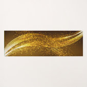 Faux goudliet dynamische golffuikolf yogamat (Achterkant (horizontaal))