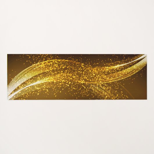 Faux goudliet dynamische golffuikolf yogamat (Achterkant (horizontaal))