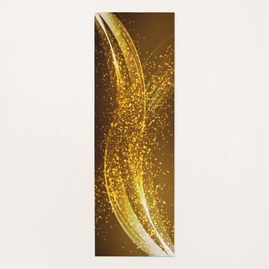 Faux goudliet dynamische golffuikolf yogamat (Voorkant)