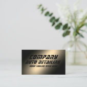 Faux goudmetallisch visitekaartje (Staand voorkant)