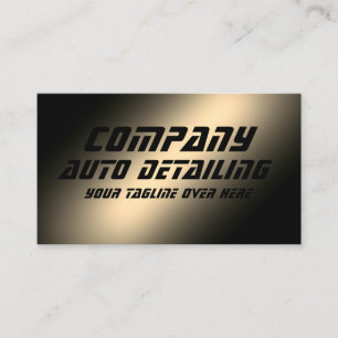 Faux goudmetallisch visitekaartje