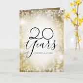 Faux goudsparren universele herdenking van werknem kaart (Gele Bloem)