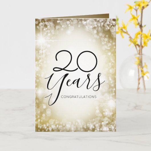 Faux goudsparren universele herdenking van werknem kaart (Gele Bloem)