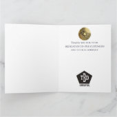 Faux goudverzegeling universele verjaardag kaart (Binnen)