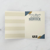 Faux goudzegel-mijlpaal kaart (Binnen)