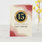 Faux goudzegel-mijlpaal kaart (Gele Bloem)