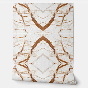Faux granieten stenen patroon Ornamenten Behang