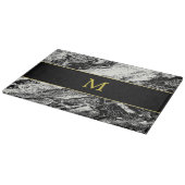 Faux Granite-look Initiaal Glass Cutting Board Snijplank (Hoek)