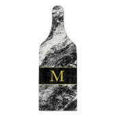 Faux Granite Monogrammed Glass Cutting Board Snijplank (Voorkant)