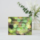 Faux Green Glittering Fab Confetti Sparkles Stippe Kaart (Staand voorkant)