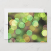 Faux Green Glittering Fab Confetti Sparkles Stippe Kaart (Achterkant)