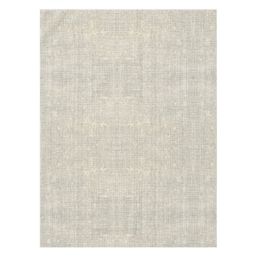 faux grey burlap tafelkleed (Voorkant)