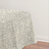 faux grey burlap tafelkleed (Voorbeeld)