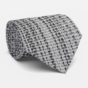 Faux Grey Cotton Stropdas