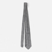 Faux Grey Cotton Stropdas (Achterkant)