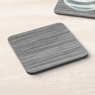Faux Grey Fabric Beverage Coaster Bier Onderzetter