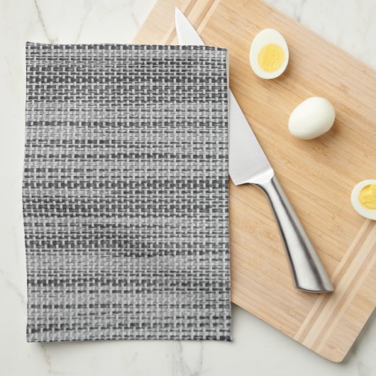 Faux Grey Fabric Cloth Kitchen Towel Theedoek (Quarter Fold)