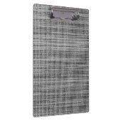 Faux Grey Fabric Cloth Modern Design Cliboard Klembord (Rechts)