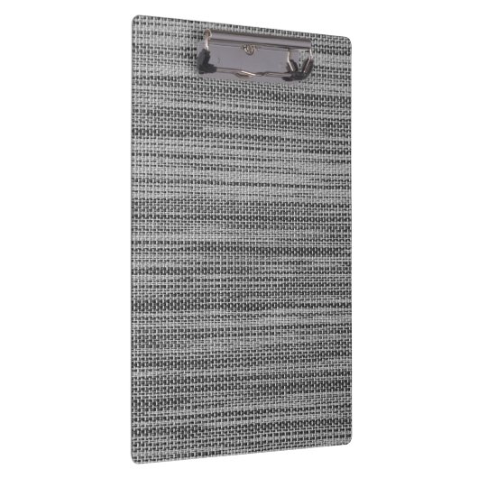 Faux Grey Fabric Cloth Modern Design Cliboard Klembord (Rechts)