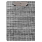 Faux Grey Fabric Cloth Modern Design Cliboard Klembord (Voorkant)