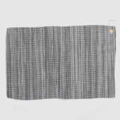 Faux Grey Fabric Cloth Modern Design Golf Towel Golfhanddoek (Horizontaal)