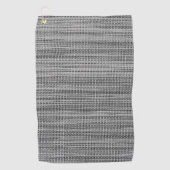 Faux Grey Fabric Cloth Modern Design Golf Towel Golfhanddoek (Voorkant)