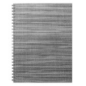 Faux Grey Fabric Cloth Modern Design Notitieboek (Voorkant)