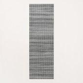 Faux Grey Fabric Cloth Modern Design Yoga Mat (Voorkant)