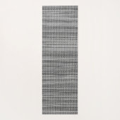 Faux Grey Fabric Cloth Modern Design Yoga Mat (Achterkant)