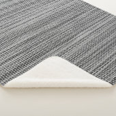 Faux Grey Fabric Cotton Sherpa Blanket Deken (3/4)
