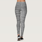 Faux Grey Fabric Leggings (Achterkant)